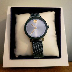 Movado Bold Evolution Ion Plate Watch- Blue